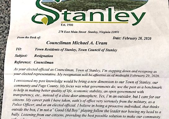 Uram resigantion letter copy