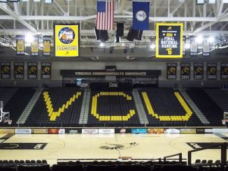 VCU_Siegel_Center_with_Final_Four_banner