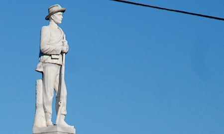 Confederate monument-west
