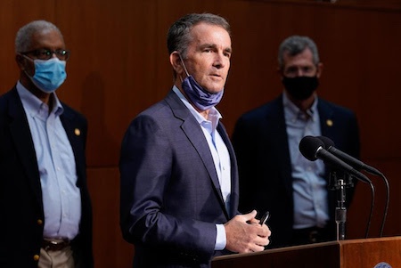 Gov Northan-podium-mask down