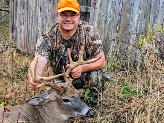 Nature Notebook - Dylan with deer