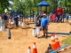 Stanley playground build in memory of Police Officer Dominic "Nick" Winum