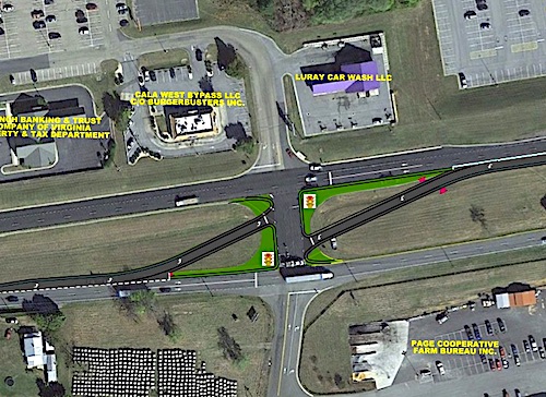 Food Lion Co-Op intersection plan
