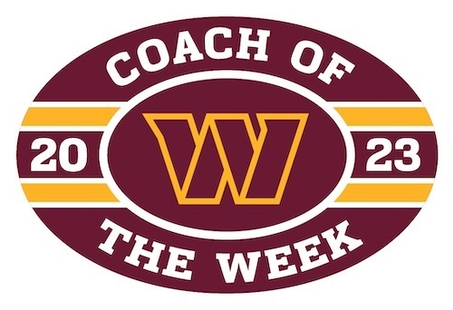 Washington Commanders "Coach of the Week"
